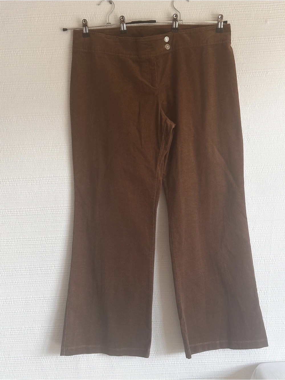 Vintage Talent Brown Corduroy Flare Pants Made in USA Size 3X – 90s/Y2K
